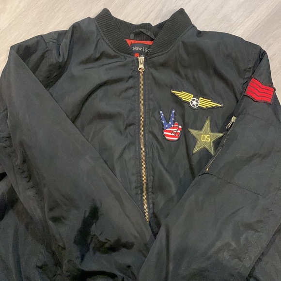Black bomber jacket - Picture 2 of 2